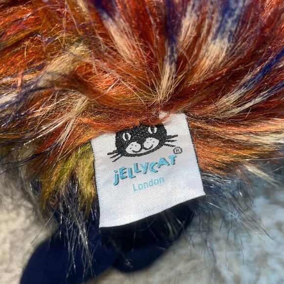 Jellycat London Spiced Pompom 13” Plush Stuffed Ostrich EMU Bird Toy - Picture 8 of 12